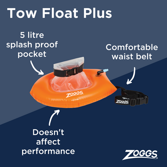 Zoggs Tow Float Plus Swim Buoy with Dry Bag 465312