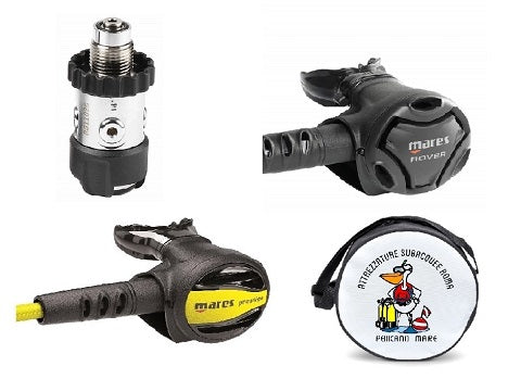 Mares Rover S2 Regulator Set + Octopus Prestige + Pellicano Bag