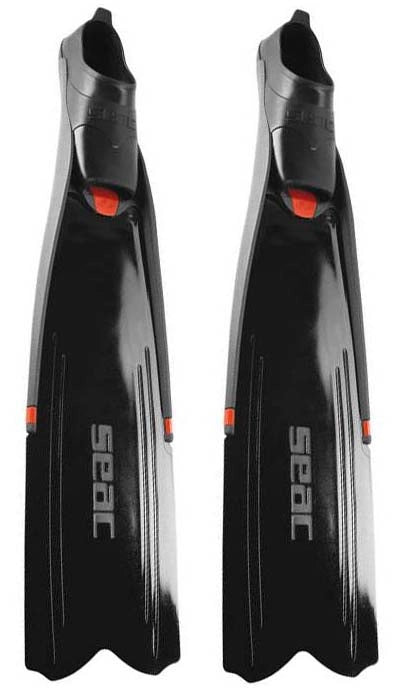 Seac Motus Fins - Dual Material Interchangeable Freediving Fins - Scubamarket
