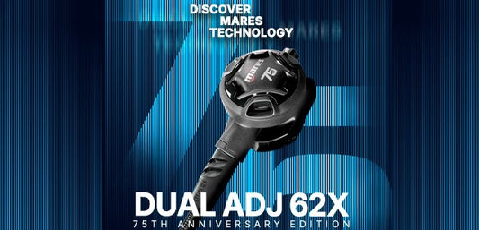 Regulador subacuático Mares DUAL ADJ 62X - Edición especial 75 aniversario - 416280