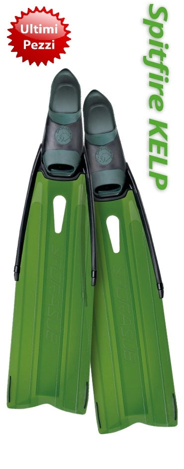 Sporasub Spitfire Kelp Fins - Semi-Transparent Freediving Fins - Scubamarket