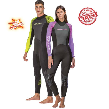 Traje de neopreno Salvimar Caribe de 3 mm para hombre y mujer.